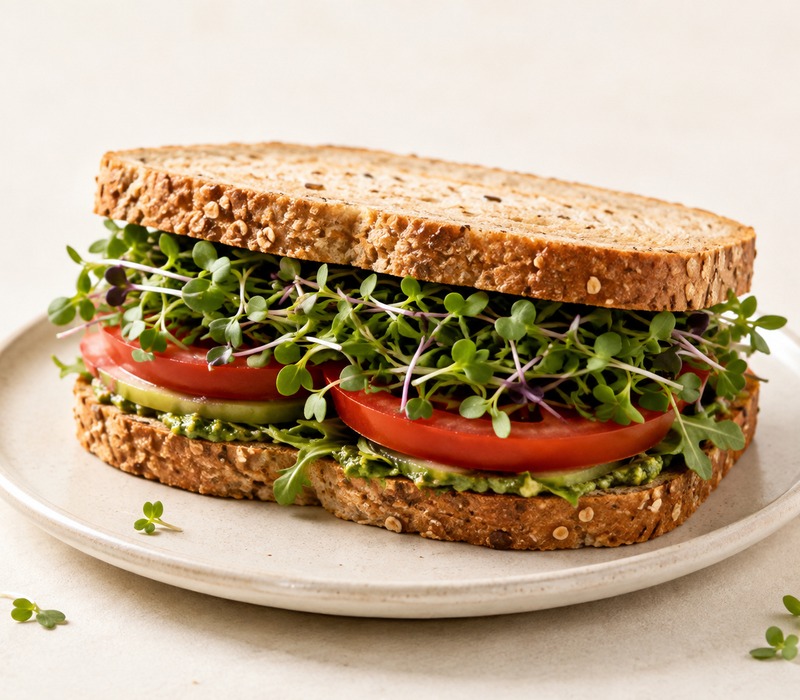Microgreen sandwich